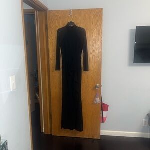 BA Nites NWT Elegant Black Evening Dress SIZE Large